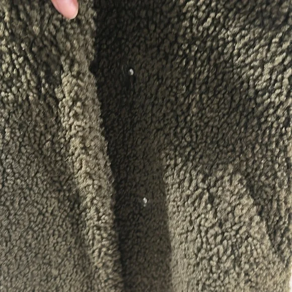 Lucky Brand Olive Teddy Jacket Coat xs - Picture 3 of 5
